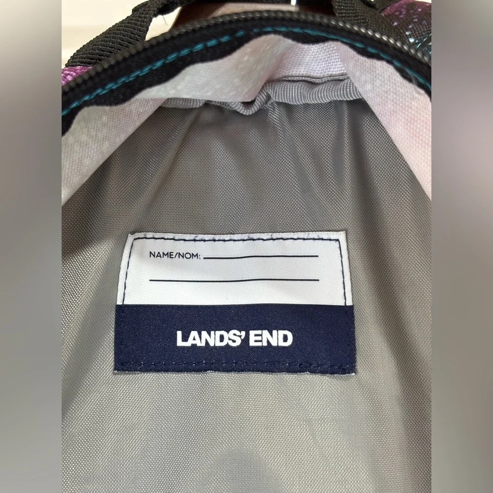 Lands' End ClassMate Backpack galaxy print